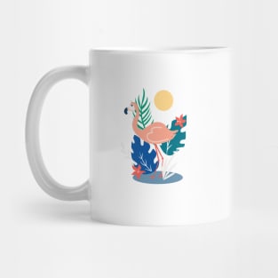 Summer Flamingos Mug